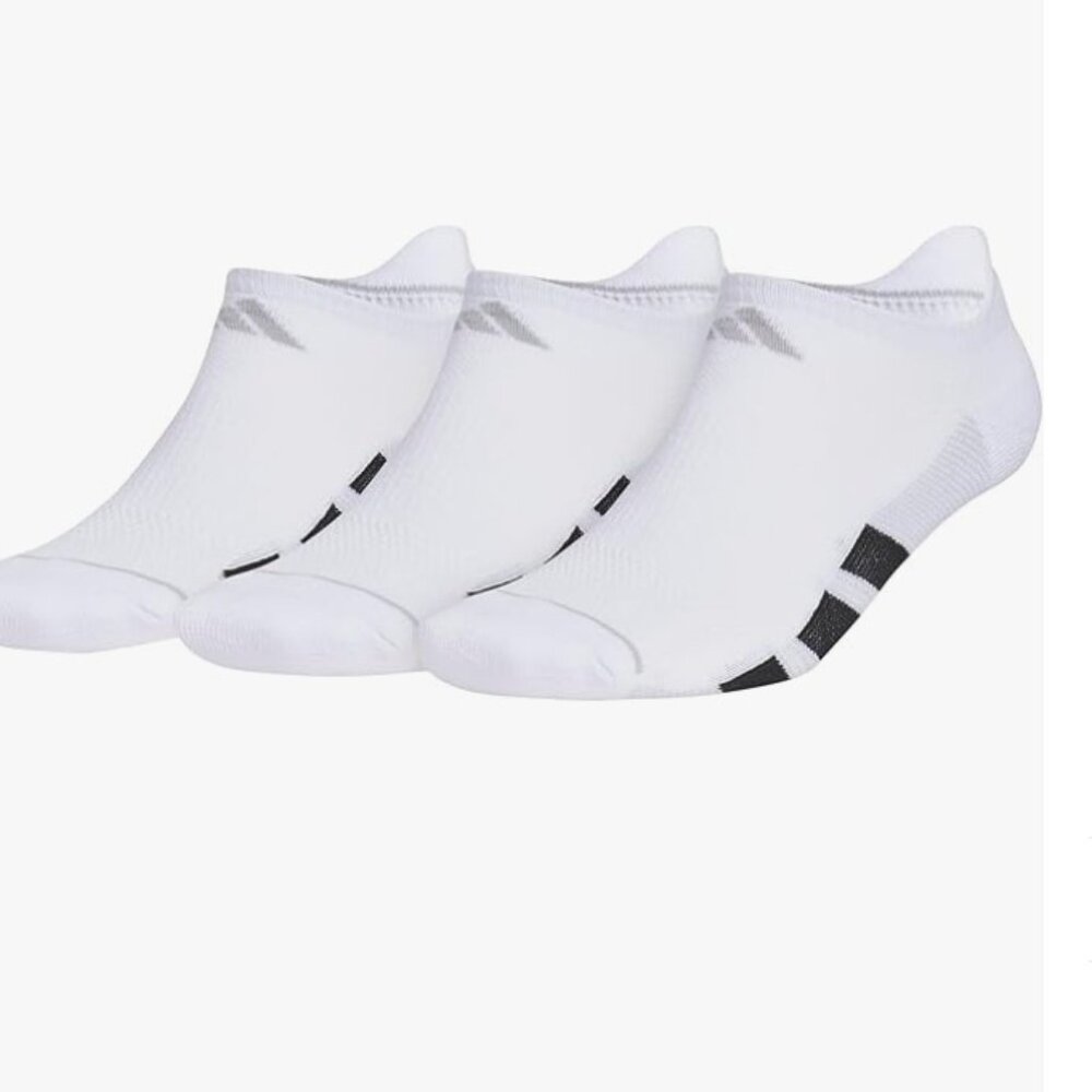 3/$20 Bundle 🌈Adidas Men’s No Show Training Socks 3-Pack White  ClimaCool NWT